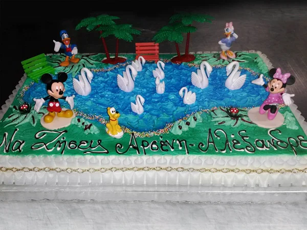 Mickey & Minnie στη λιμνούλα